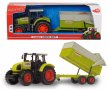 Dickie Toys - Трактор с подвижно ремарке-самосвал Claas Ares Set, 53 cm,, снимка 1 - Коли, камиони, мотори, писти - 31446333