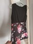 Рокля черна горна и цветна долна част, снимка 3