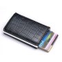 4041 Черен кожен портфейл за кредитни карти със защита, снимка 1 - Портфейли, портмонета - 42167754