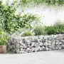 vidaXL Габионна стена, поцинкована стомана, 450x30x50 см（SKU: 143572）, снимка 2