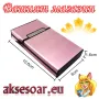 Алуминиева табакера кутия за тънки Слим цигари мурати слим Murati slim контейнер за съхранение , снимка 3