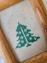 Ръчно изработен мини гоблен „Коледна елха“ , снимка 3