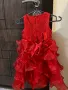 Красива червена детска рокля за 6-7г. принцеса, снимка 2
