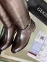 Gucci Дамски Зимни Кожени Ботуши - 2 Налични Цвята Код E1080, снимка 11