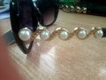 Елегантни дамски слънчеви очила с  перли , снимка 7