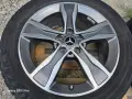 Лети джанти 17ки 5х112 Mercedes + зимни гуми 225/50/17 Bridgestone, снимка 7