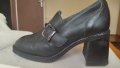 Модерни обувки лоуфъри от естествена кожа номер 36, снимка 1 - Дамски обувки на ток - 37619433