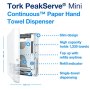 Нов Tork Диспенсър за хартиени кърпи за ръце Бял тоалетна баня стена, снимка 2