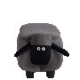 Детска табуретка с ракла - сива овца, снимка 1