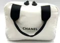Chanel Mini Boston,козметична чанта, Бяла Чанта за грим, несесер, снимка 2