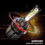 LED Лед Крушки 9004 / HB1, 9007 / HB5, 9008 / H13 За Американски Автомобили Комплект, снимка 6