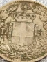 Сребърна монета 1 лира 1887г. Италия Умберто първи за КОЛЕКЦИЯ 38803, снимка 2