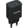 Зарядно за телефон, адаптер CANYON H-20, 1xUSB Type-C, Черен SS30218