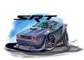 Ръчно рисувана Карикатура на Автомобил , снимка 4