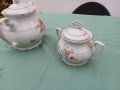 Порцелан чайник и захарница, снимка 8