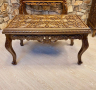 Барокова холна маса със дърворезба от орех , снимка 1