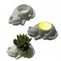 3D Голямо Коте Котенце силиконов молд форма калъп свещ свещник кашпа, снимка 6