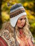 Автентична двулицева перуанска шапка Chullo различни цветове, снимка 2