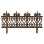 Комплект декоративна градинска ограда - бронзова - 5 бр. / 62 х 35 см. /, снимка 3