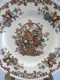 Порцеланова чиния-fruits & flowers made by royal tudor front- on-friend england , снимка 2