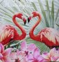 Картина Flamingo фламинго 40x40см 