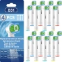 Резервни глави за електрическа четка за зъби, съвместими с Oral B Braun, 16 броя, снимка 2