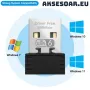 Мини USB Wi-Fi 6 адаптер AX286 WIRELESS Мрежова карта Mini USB Dongle 2.4GHz 802.11AX за интернет, снимка 5