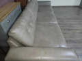 Бежов кожен диван четворка - 100 % естествена кожа, снимка 10
