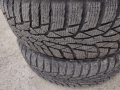 Зимни гуми Nokian с метални джанти от Toyota Yaris II- 175/65/15, снимка 4