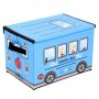 1520 Детска сгъваема кутия за съхранение на играчки АВТОБУС, снимка 5