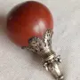 Сребърна барутница за пистолет, пушка, снимка 2