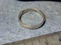СТИЛНА ЕЛЕГАНТНА СРЕБЪРНА ХАЛКА ПРЪСТЕН СРЕБРО 925 ФИНА РЪЧНА ИЗРАБОТКА 48565, снимка 7