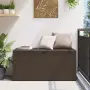 vidaXL Градински сандък за съхранение, кафяв, 116x44x55 см, снимка 2