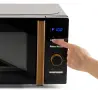 Микровълнова фурна 20L,черна, дигитална., снимка 4