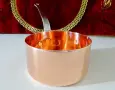 Медна тенджера 1 л.,тиган,чиста червена мед. , снимка 3