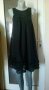 Кокетна черна рокля с украса от релефни цветя 👗🍀S 👗🍀арт.1074, снимка 2