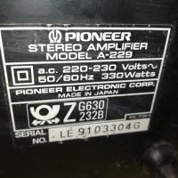 поръчан-pioneer a-229 stereo amplifier-sweden 0511201228, снимка 9 - Ресийвъри, усилватели, смесителни пултове - 30682758