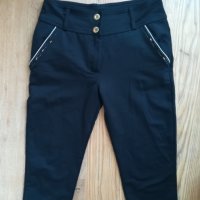 Нов Черен 3/4 панталон, снимка 1 - Панталони - 29509152