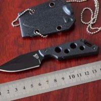 DELTA DEFENDER ново тактически нож мини кама висящо колие за врата, снимка 1 - Ножове - 37620574