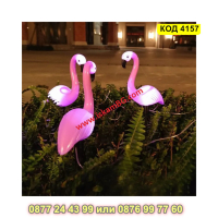 Градинска соларна лампа фламинго - КОД 4157, снимка 7 - Соларни лампи - 44681801