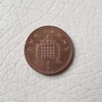 Монета 1 Английско Пени 2003г., снимка 1 - Нумизматика и бонистика - 30660430