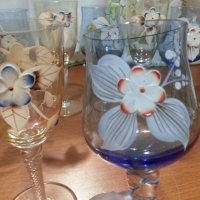Стъклени чаши за вино Бохемия , снимка 6 - Антикварни и старинни предмети - 44343746