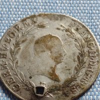 Сребърна монета 20 кройцера 1804г. Франц втори Будапеща Австрия 14958, снимка 4 - Нумизматика и бонистика - 42888416