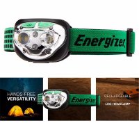 Мощен LED челник Energizer фенер за глава зареждащ се USB лов риболов, снимка 2 - Къмпинг осветление - 30392077