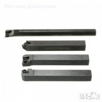	Стругарски комплект 4 ножове 12 мм. с 10 сменяеми пластини, снимка 2 - Други инструменти - 39995415