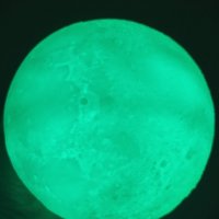 3D LED нощна лампа с форма на луна, снимка 3 - Други - 30850837