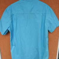Мъжка риза с къс ръкав ATLAS синя (M), снимка 7 - Ризи - 40523537