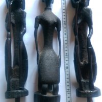 Африкански Абаносови фигури, снимка 8 - Антикварни и старинни предмети - 31546615