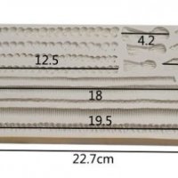 Макраме пискюл пискюли въже въжета перли силиконов молд форма фондан и др., снимка 2 - Форми - 37856156