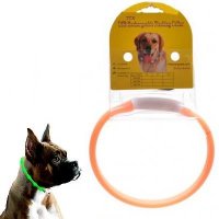 Светеща каишка - водоустойчив нашийник против загубване на куче, снимка 1 - Други стоки за животни - 29718070